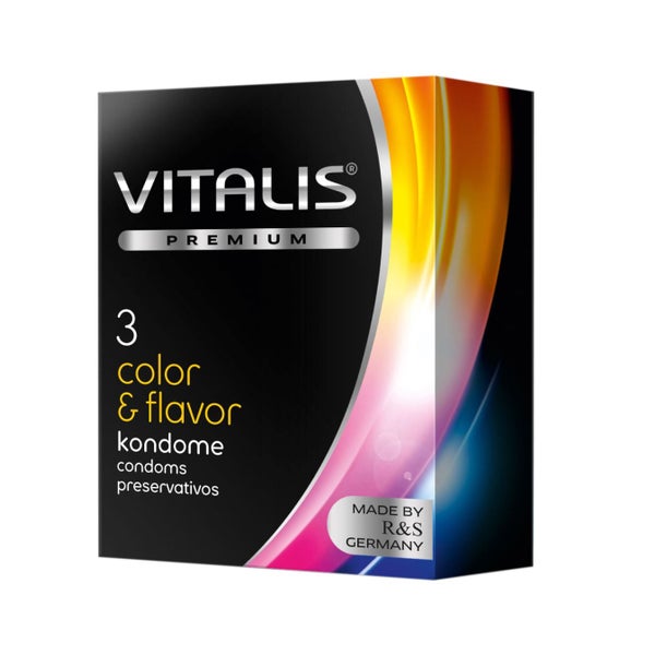 Color & Flavour Kondome 3er – bunt & aromatisiert (3 Kondome) 3 St