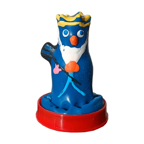 Scherzkondom «Neptun» – handbemalt, humorvoll & maritim (1 Stück) 1 St
