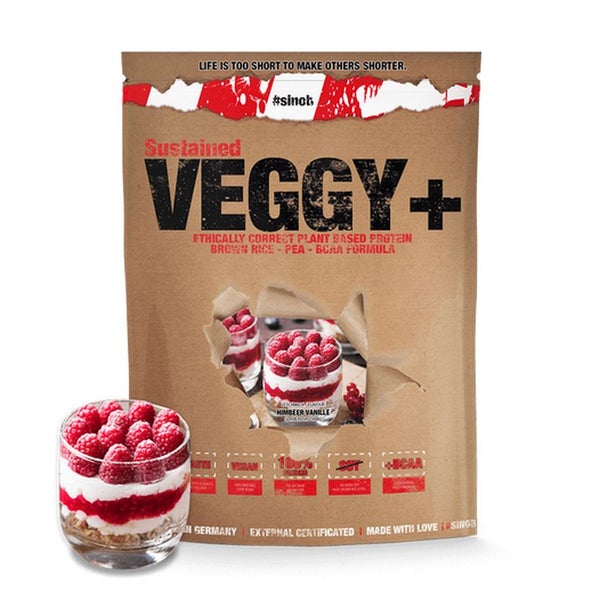 Sinob VEGGY + VEGAN PROTEIN - Vanille Himbeere 0.9 kg