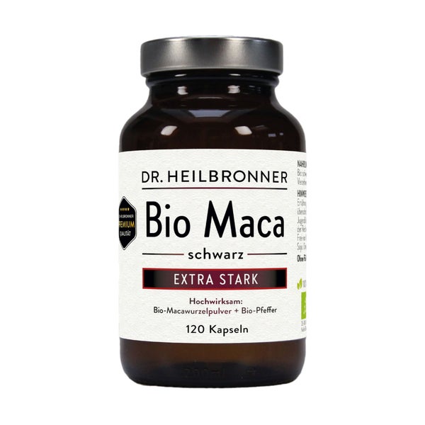DR. HEILBRONNER Bio Maca schwarz extra stark 120 St