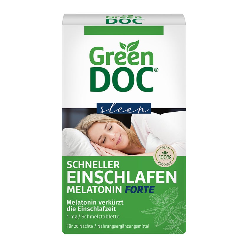 GreenDoc Schneller Einschlafen Melatonin Forte 20 St