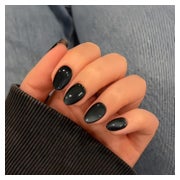 PressOn Nägel Cat Eye Glitter Chrom Mandelform 30 Stück Schw 1 St