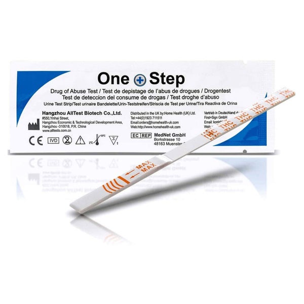 One+Step Kokain Drogentest-Schnelltest - Selbsttest mit hoher Sensitivität Cut-off: 100 ng/ml 5 St