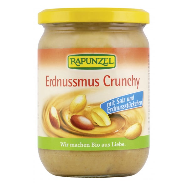 Rapunzel - Erdnussmus Crunchy mit Salz 500 g