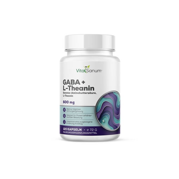 VitaSanum® GABA + L-Theanin – Gamma-Aminobuttersäure · L-The  St