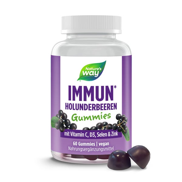 Immun Komplex Gummies zum Immunsystem stärken I 4in1 Immunformel für Erwachsene mit Vitamin C Zin... 60 St