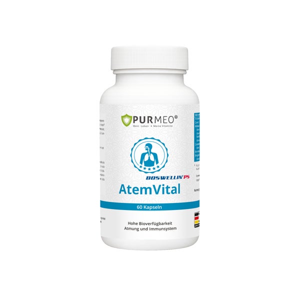 PURMEO Atemvital mit 20 mg Boswellin®PS Boswellinsäure 60 St