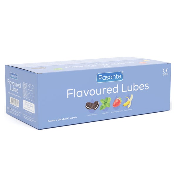 Pasante - Geschmacks-Gleitgel-Box 144*5ml 720 ml