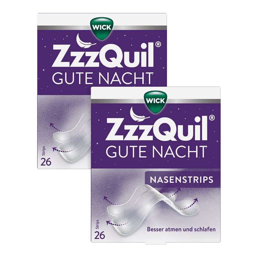 WICK ZzzQuil® Gute Nacht Nasenstrips 2X26 St
