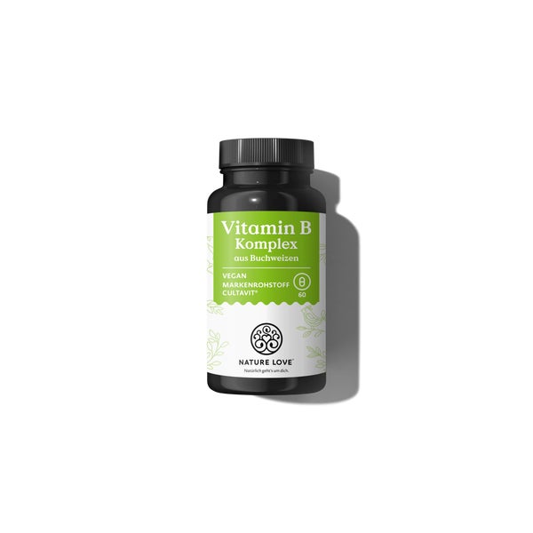 Vitamin B Komplex aus Buchweizen 60 Kapseln Nature Love  St