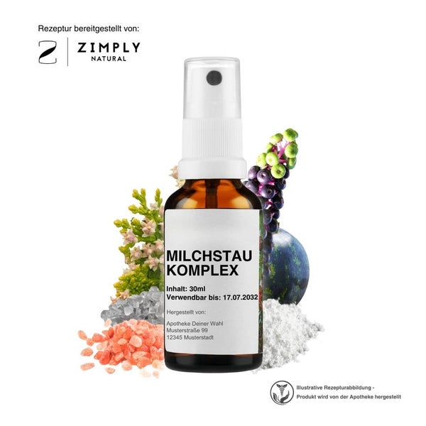 Zimply Natural MILCHSTAU KOMPLEX - Pflanzbasierte Rezeptur 30 ml