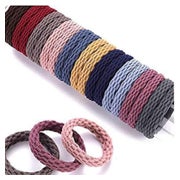 100stk DAHI Elastische Haargummis Zopfgummis 10 Farben Hair 1 St