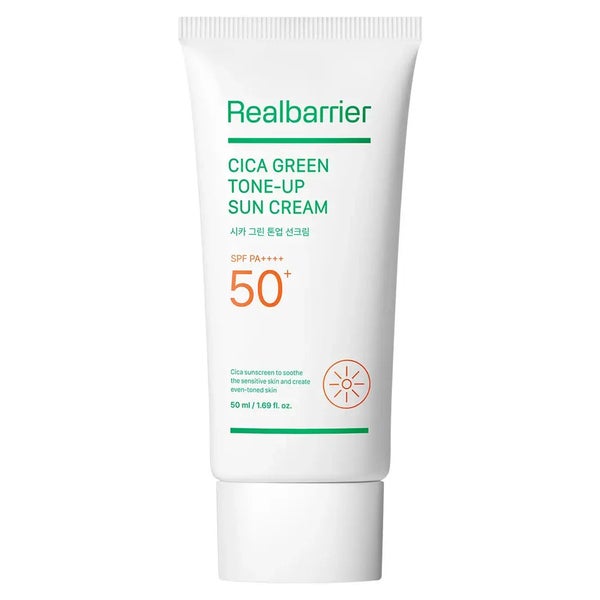 REAL BARRIER Cica Green Tone Up Sun Cream LSF 50+ PA++++ 50 ml