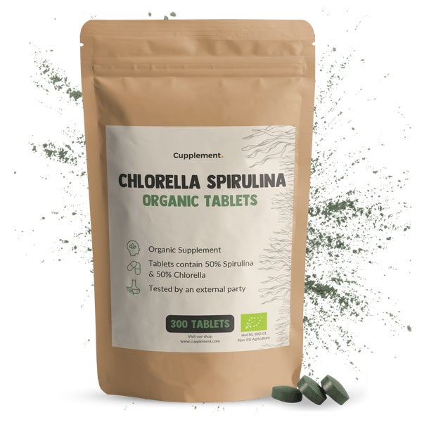 Cupplement - Spirulina Chlorella  500 mg BIO - Tabletten 300 St