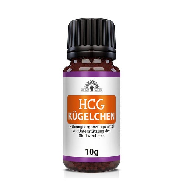 Adema Natural® HCG Kügelchen - Ergänzung für Ihre Diät & Ziele beim Abnehmen 10 g