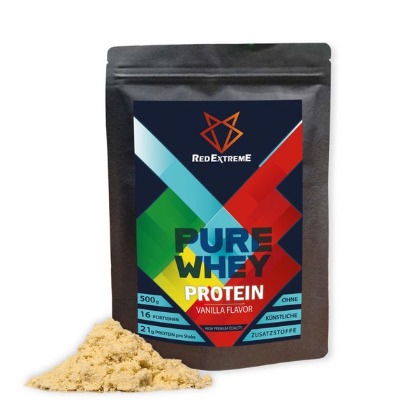 Redextreme Pure Whey Protein Vanilla Flavor Pulver 500 g