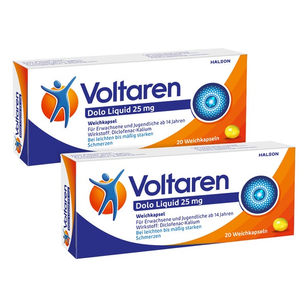 Voltaren Dolo Liquid 25 mg Weichkaps DP 2X20 St