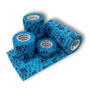 Produktabbildung: LisaCare Kohäsive Bandagen - 2,5cm-10cm - Fahrzeuge Blau 4 St