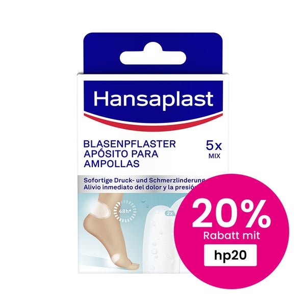 Hansaplast Blasenpflaster SOS Mix-Pack 5 St