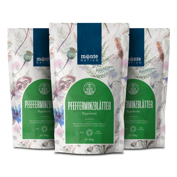 Monte Nativo Pfefferminze Kräutertee lose 3x300 g