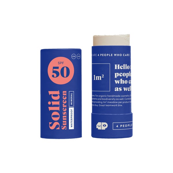 4peoplewhocare Feste Sonnencreme LSF 50, wasserfest 40 ml