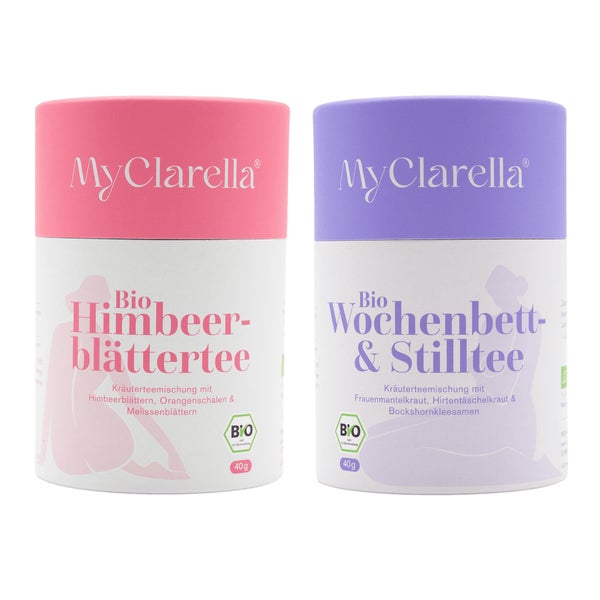 MyClarella® Bio Tee-Bundle: Geburt & Wochenbett 80 g