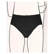 MYLILY Teens Periodenunterwäsche High Waist Seamless | Schwarz - Größe XS 1 St