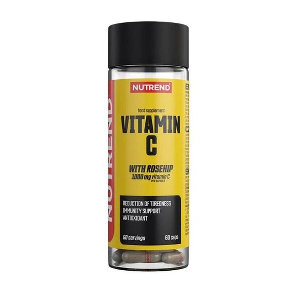Nutrend Vitamin C 1000 mg mit Hagebutten 60 Kapseln 60 St