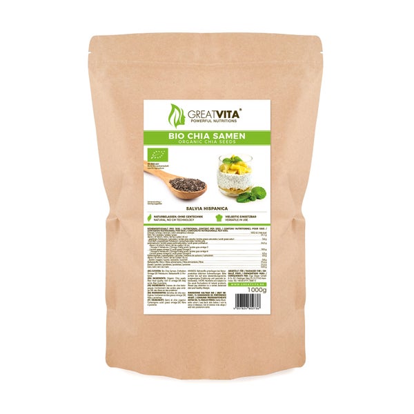 GreatVita Bio Chia Samen 1000 g