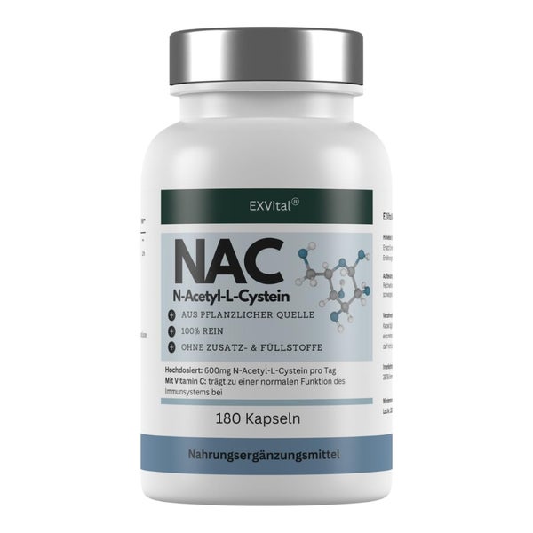 EXVital® NAC Kapseln, hochdosiert, vegan 134 g