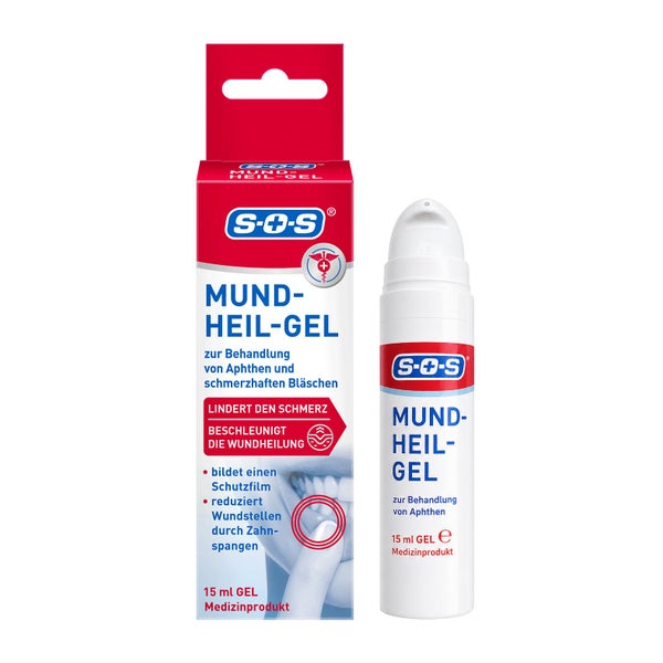 SOS Mund-Heil-Gel | Bei Aphthen & schmerzhaften Bläschen 15 ml