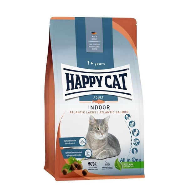 Happy Cat - Indoor Atlantik Lachs 1,3 kg
