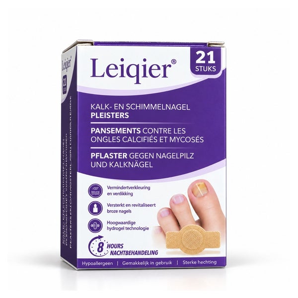 Leiqier Nagelpilz Pflaster bei Kalknagel 21 St