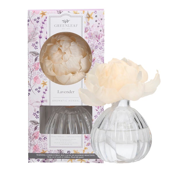 Greenleaf Flower Diffuser Lavendel mit Blume als Duftträger 236 ml