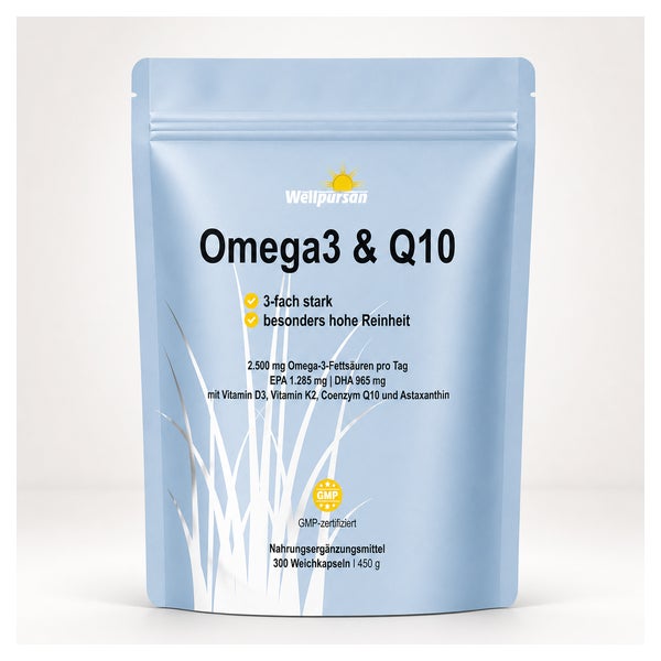 Wellpursan Omega 3 & Q10 300 St