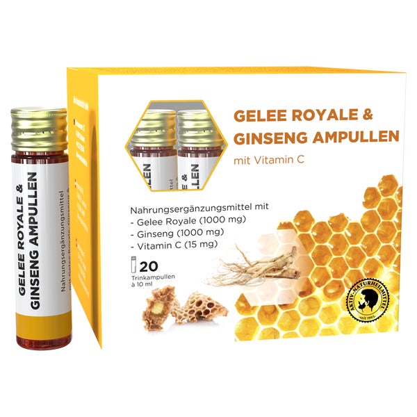Aktiv Naturheilmittel Gelee Royale & Ginseng Ampullen 20 St