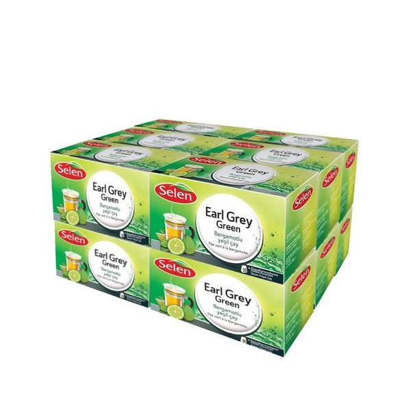 SELEN Earl Grey Green - 12 Packungen 432 g