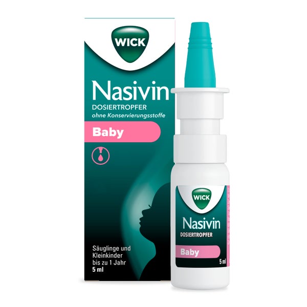 Wick Nasivin Dosiertropfer Ok Baby 0,1 Mg/ml Ntr 5 ml