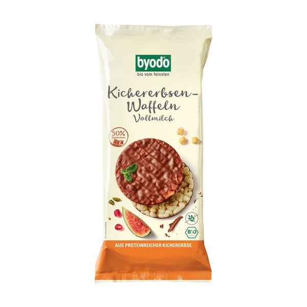 BYODO Kichererbsen-Waffeln Vollmilch 65 g