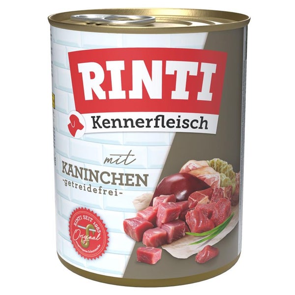 Rinti Dose Kennerfleisch Kaninchen 9,6 kg