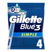 Gillette Blue3 Simple Einwegrasierer Herren 4er 1 St