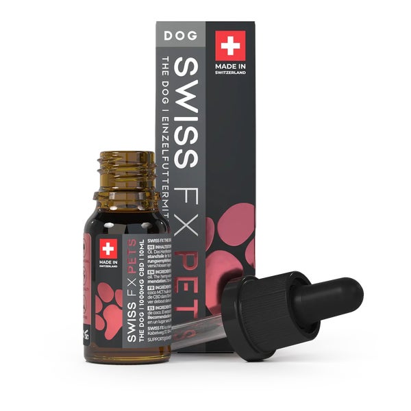 SWISS FX CBD Öl Hund 10% Lachs 10 ml