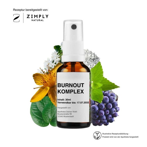 Zimply Natural BURNOUT KOMPLEX - Pflanzbasierte Rezeptur 30 ml