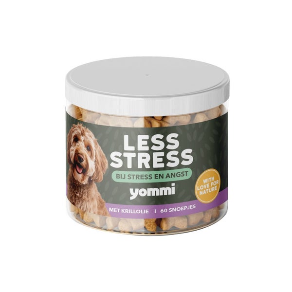 Yommi Less Stress - Beruhigende Kausnacks für ängstliche Hunde 60 St