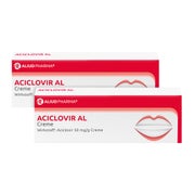 Produktabbildung: ACICLOVIR AL Creme Doppelpack 2X2 g