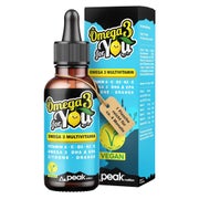 peak nutrition Omega 3 for You - Multivitamin Tropfen für Erwachsene mit DHA + EPA 20 ml