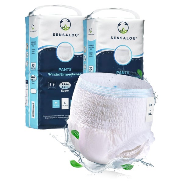 Sensalou Inkontinenz Windel Pants Super - Größe L 2x30 St