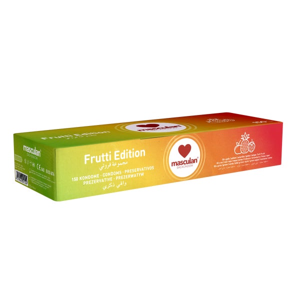 «Frutti Edition»; 150 Kondome, bunt, fruchtig, befeuchtet (150 Kondome) 150 St