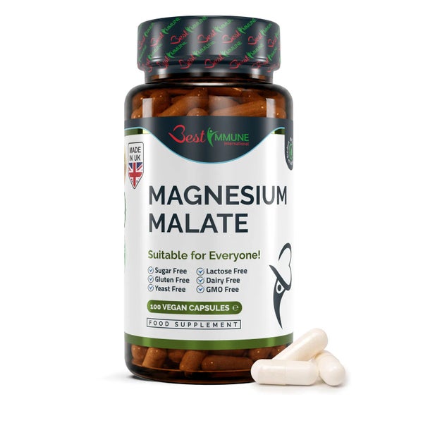 Best Immune Natürliches Magnesiummalat 500 mg 100 St
