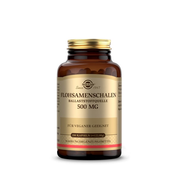 Solgar Flohsamenschalen 500 Mg Kapseln 200 St